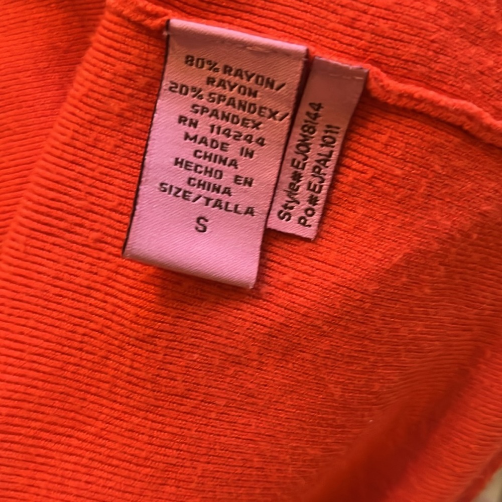 Orange bolero sweater - Picture 4 of 5